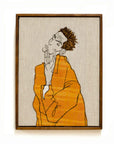 Egon Schiele Embroidery Art