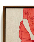 Egon Schiele Embroidery Art