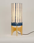 Tall Shibori Table Lamp