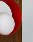 Gemma Round | Red Accent