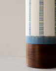 Small Shibori Table Lamp / Round Base
