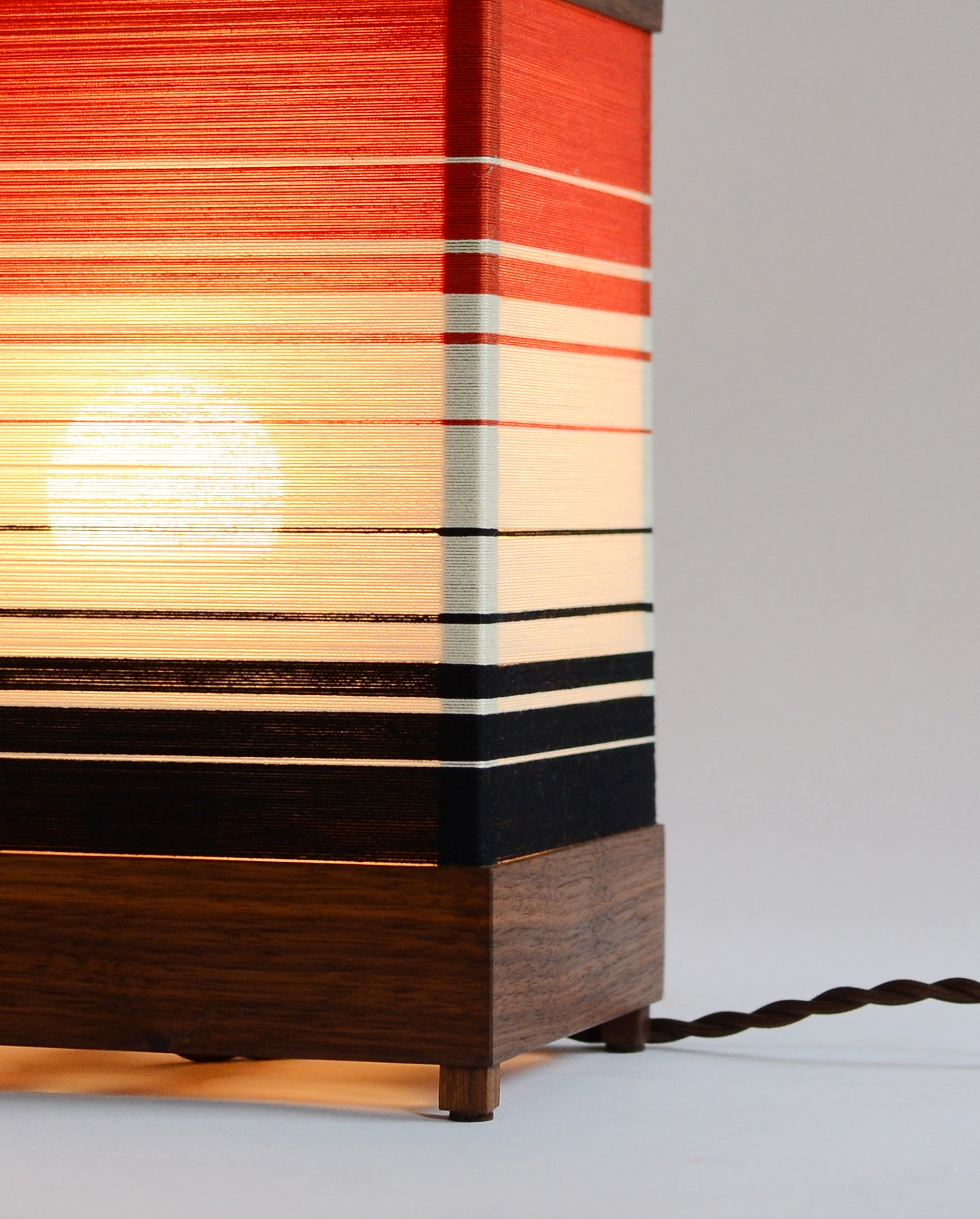 handcrafted woven table lamp for mood lighting