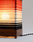 handcrafted woven table lamp for mood lighting