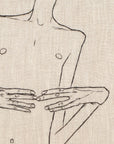 Egon Schiele Embroidery Art