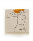 Egon Schiele Embroidery Art