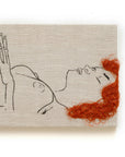 Egon Schiele Embroidery Art