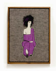 Egon Schiele Embroidery Art