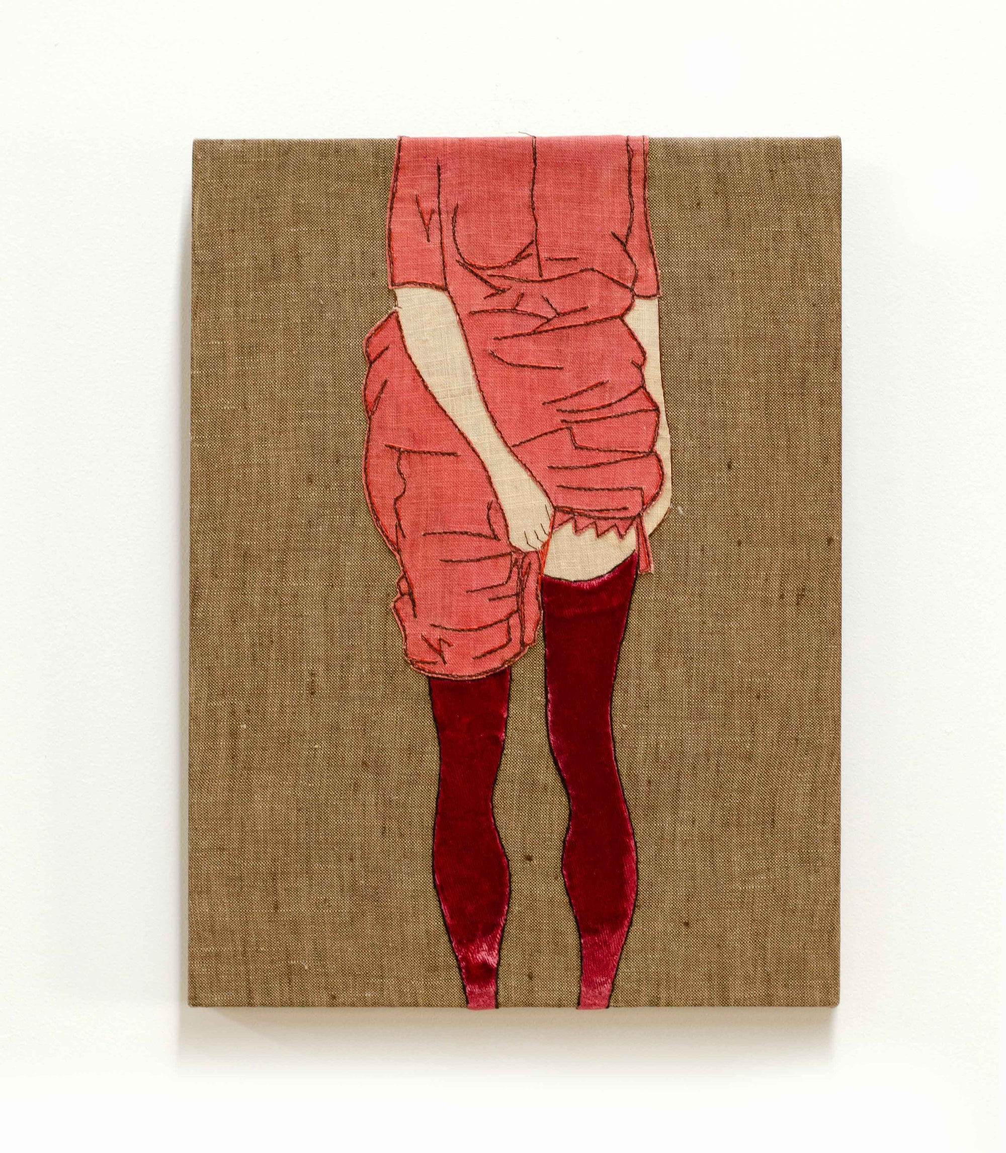 Egon Schiele Embroidery Art