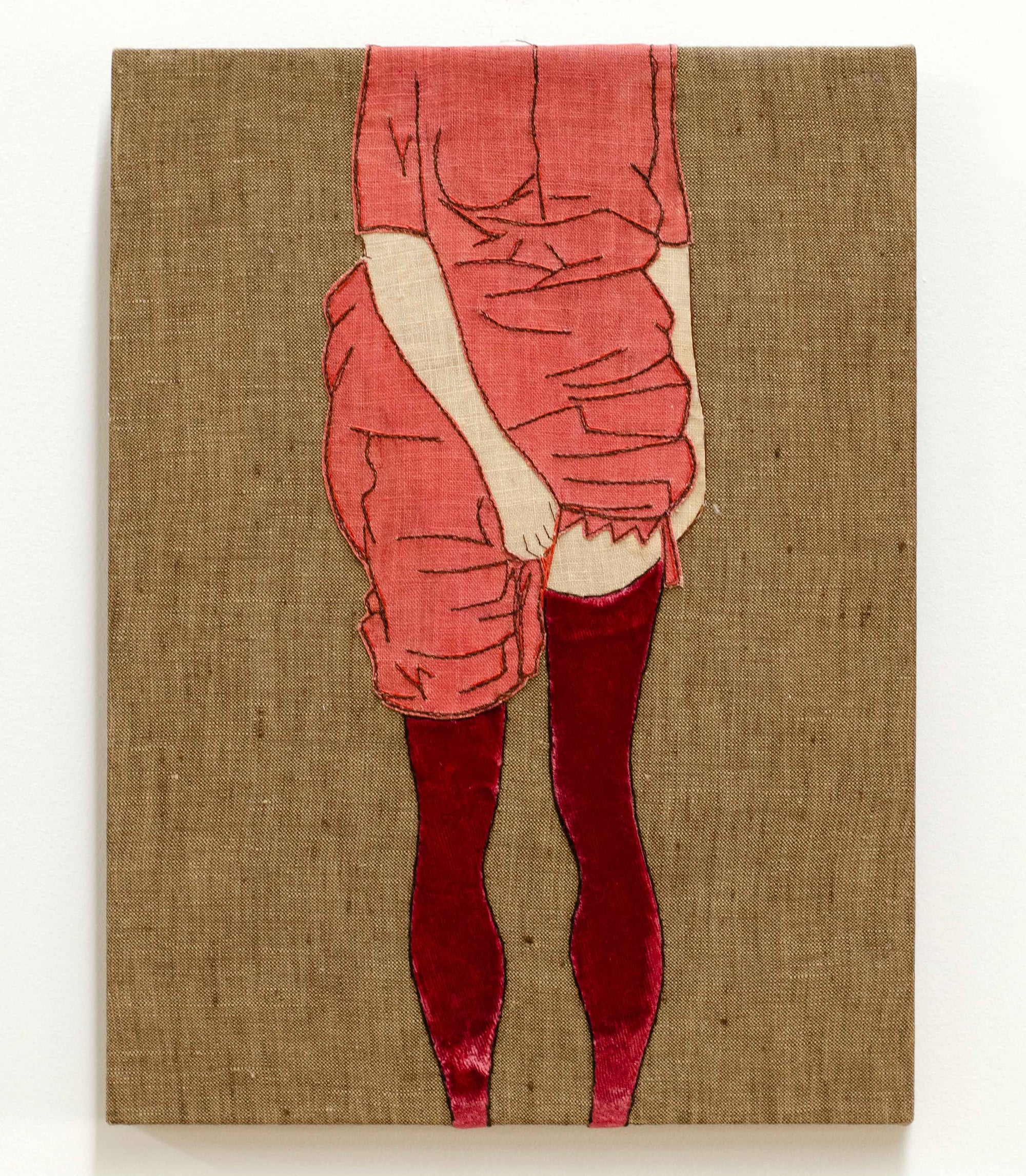 Egon Schiele Embroidery Art