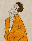 Egon Schiele Embroidery Art