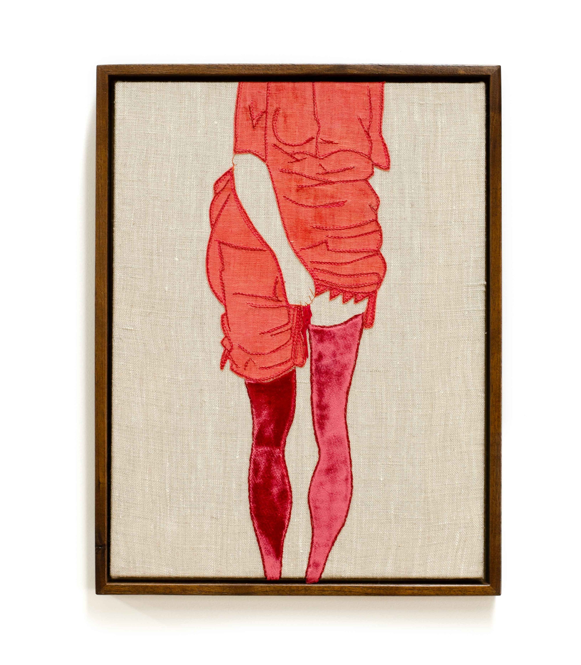 Egon Schiele Embroidery Art