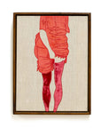Egon Schiele Embroidery Art