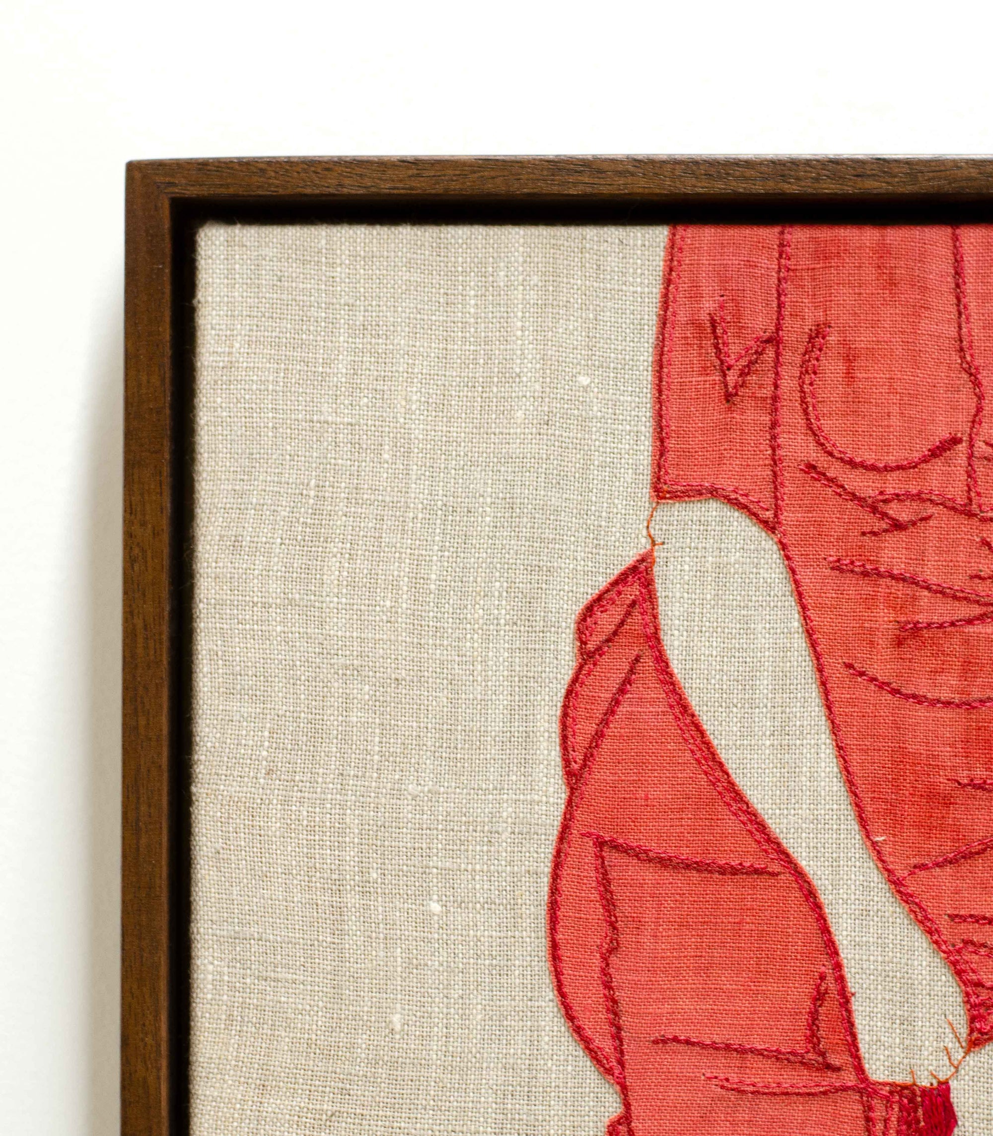 Egon Schiele Embroidery Art