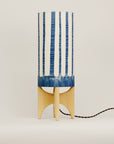 Tall Shibori Table Lamp