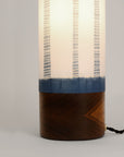Small Shibori Table Lamp / Round Base