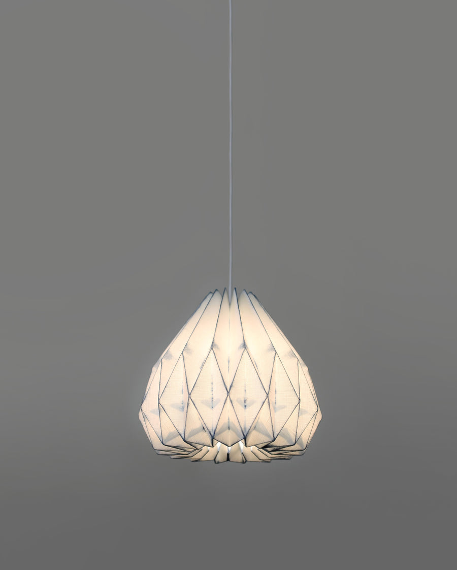 unique shibori pendant lamp for ambient lighting